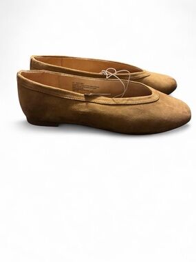 a new day Tan Suede Ballet Flats
